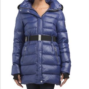 UGG Valerie Belted Down Coat II (Blue)